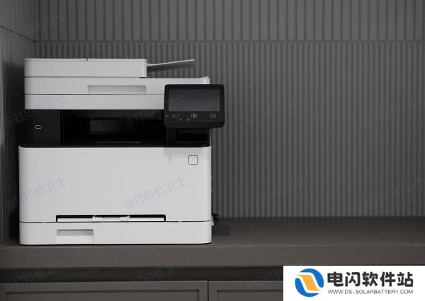 打开打印机盖子